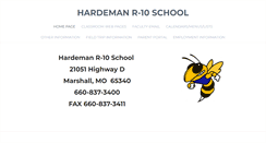 Desktop Screenshot of hardemanschool.com